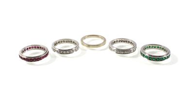 5 Brillantringe zus. ca.1,50 ct - Jewellery