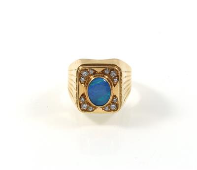 Brillant Opal Ring - Gioielli