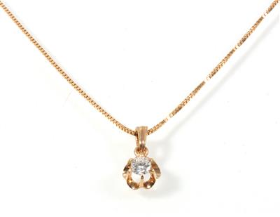 Brillantsolitäranhänger 0,24 ct - Gioielli