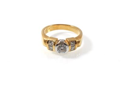 Diamant Damenring zus. ca. 0,95 ct - Jewellery