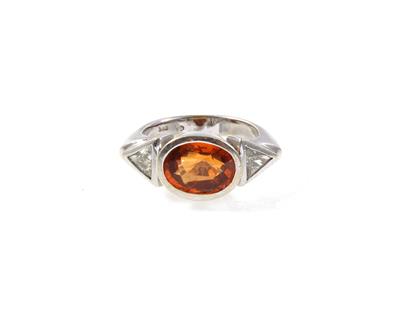 Mandaringranatring ca. 3,90 ct - Jewellery