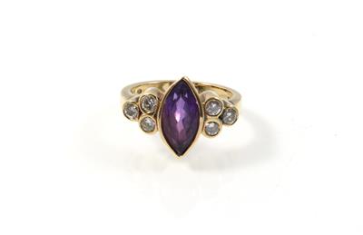 Brillant Amethyst Ring - Jewellery