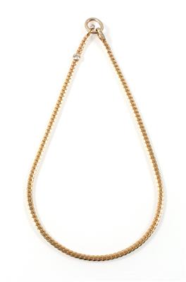 Brillantcollier zus. ca. 0,65 ct - Gioielli