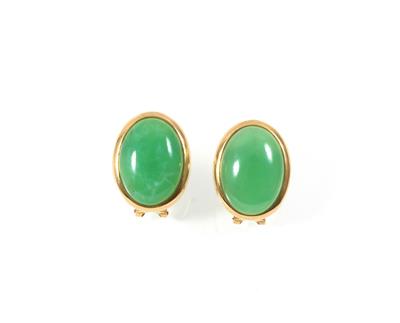 Chrysoprasohrclips - Jewellery