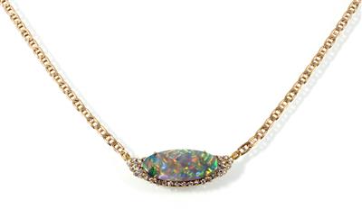 Brillantcollier zus. ca. 0,80 ct - Schmuck