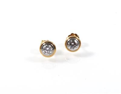 Brillantohrstecker zus. ca. 1 ct - Schmuck