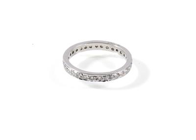 Brillant Memoryring zus. ca. 0,45 ct - Klenoty