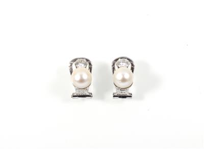 Brillantohrclips zus. ca. 0,60 ct - Jewellery