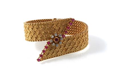 Rubin Brillantarmband - Jewellery