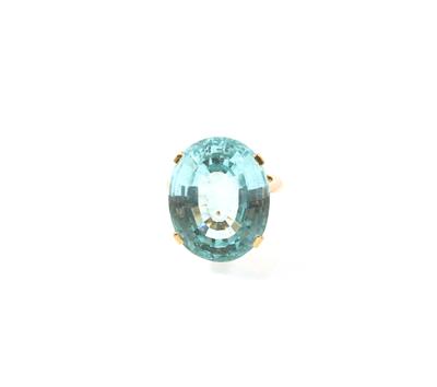 Aquamarinring ca. 25 ct - Klenoty