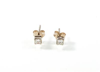 Diamantohrstecker zus. ca. 0,44 ct - Schmuck