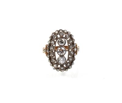 Diamantring zus. ca. 1 ct - Schmuck