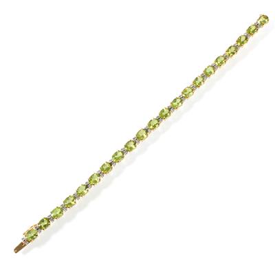 Peridotarmband zus. ca.18,90 ct - Gioielli