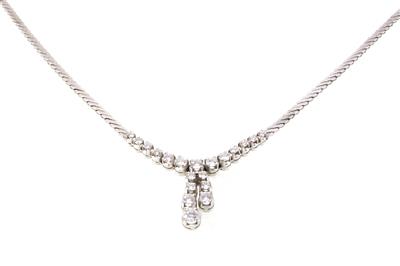 Brillantcollier zus. ca. 1,70 ct - Klenoty