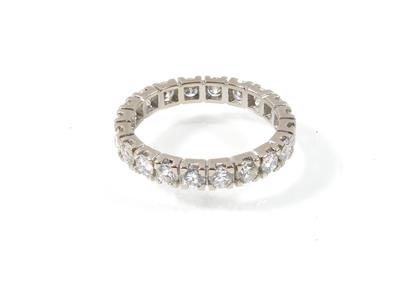 Brillantmemoryring zus. ca. 1,40 ct - Schmuck