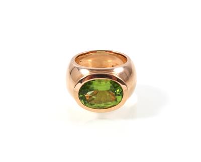 Peridotring ca. 7,50 ct - Jewellery