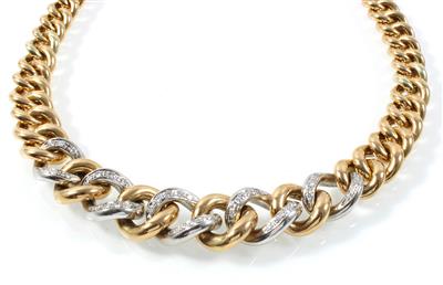 Brillant Collier zus. ca. 0,60 ct - Gioielli