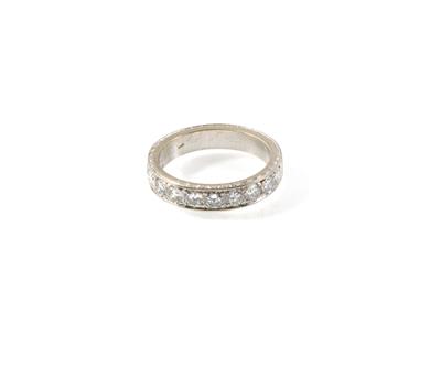 Brillant Memoryring zus. ca. 1,11 ct - Gioielli