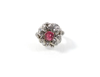 Diamant Turmalin Ring - Schmuck