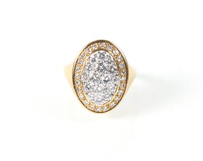 Diamantring zus. ca. 1,40 ct - Klenoty