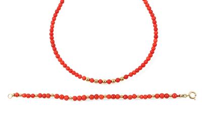 Korallengarnitur - Jewellery