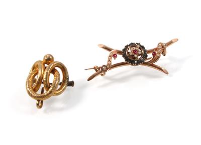 2 Broschen - Jewellery