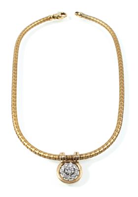 Brillantcollier zus. ca.1,20 ct - Klenoty