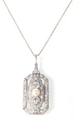 Altschliffdiamantanhänger zus. ca. 1,60 ct - Jewellery