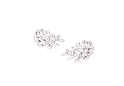 Brillantohrclips zus. ca. 2,30 ct - Jewellery