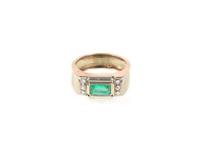 Diamant Smaragdring - Gioielli