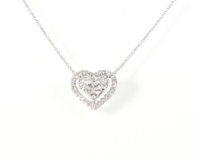 Diamantcollier zus. ca.0,30 ct - Gioielli