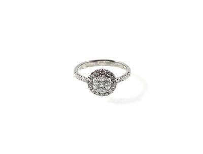 Diamantring zus. ca. 0,85 ct - Jewellery