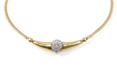 Brillantcollier zus. ca. 0,70 ct - Schmuck