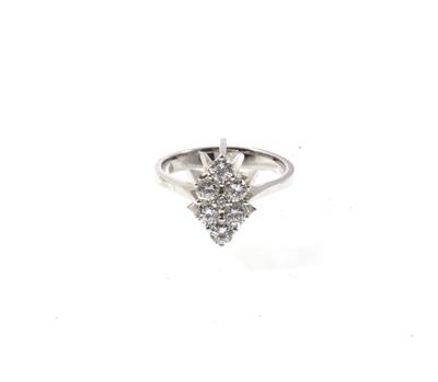 Brillantring zus. ca. 0,65 ct - Klenoty