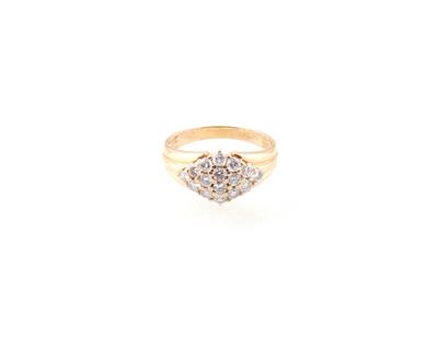 Brillantring zus. ca. 0,90 ct - Gioielli