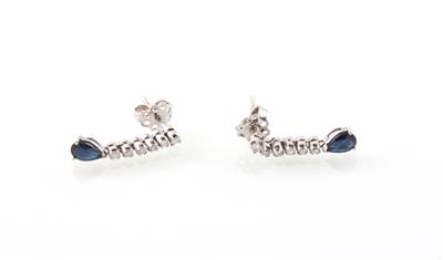 Diamant Saphirohrgehänge - Jewellery