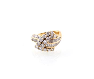 Diamantring zus. ca. 2 ct - Schmuck