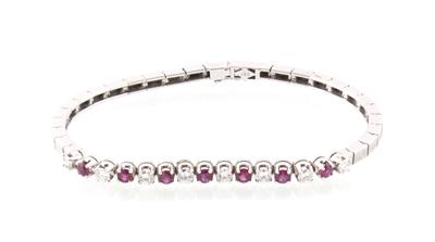 Brillant Rubinarmband - Klenoty