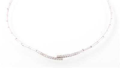 Brillantcollier zus. ca.0,50 ct - Gioielli