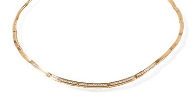 Brillantcollier zus. ca. 0,90 ct - Jewellery