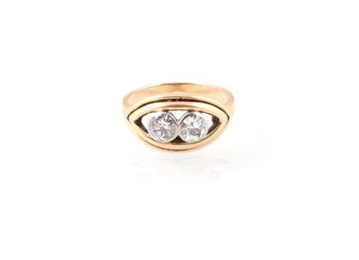 Brillantdamenring zus. ca. 0,75 ct - Schmuck