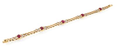 Brillant Rubinarmkette - Jewellery