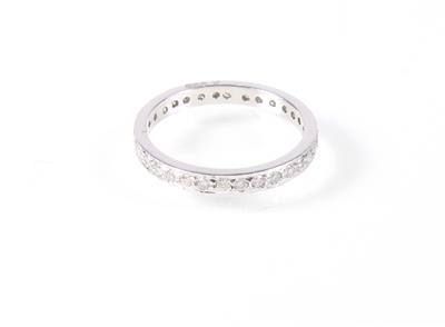 Brillant Memoryring zus. ca. 0,40 ct - Jewellery