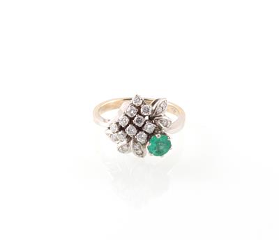 Brillant Smaragd Ring - Jewellery