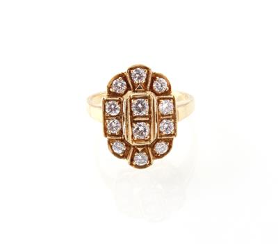 Brillantdamenring zus. ca. 0,80 ct - Jewellery