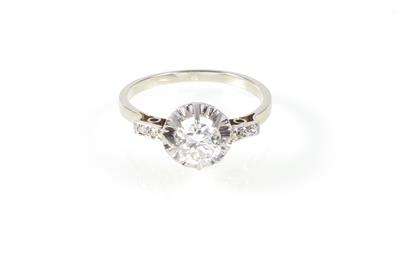 Diamantdamenring zus. ca. 0,65 ct - Klenoty