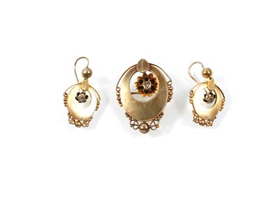 Diamantrauten Damenschmuckgarnitur - Jewellery