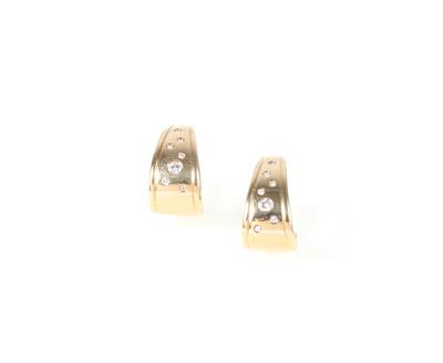 Brillantohrclips zus. ca. 0,27 ct - Gioielli