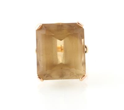 Citrinring ca. 21 ct - Gioielli