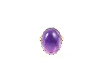 Amethystring ca. 17 ct - Klenoty